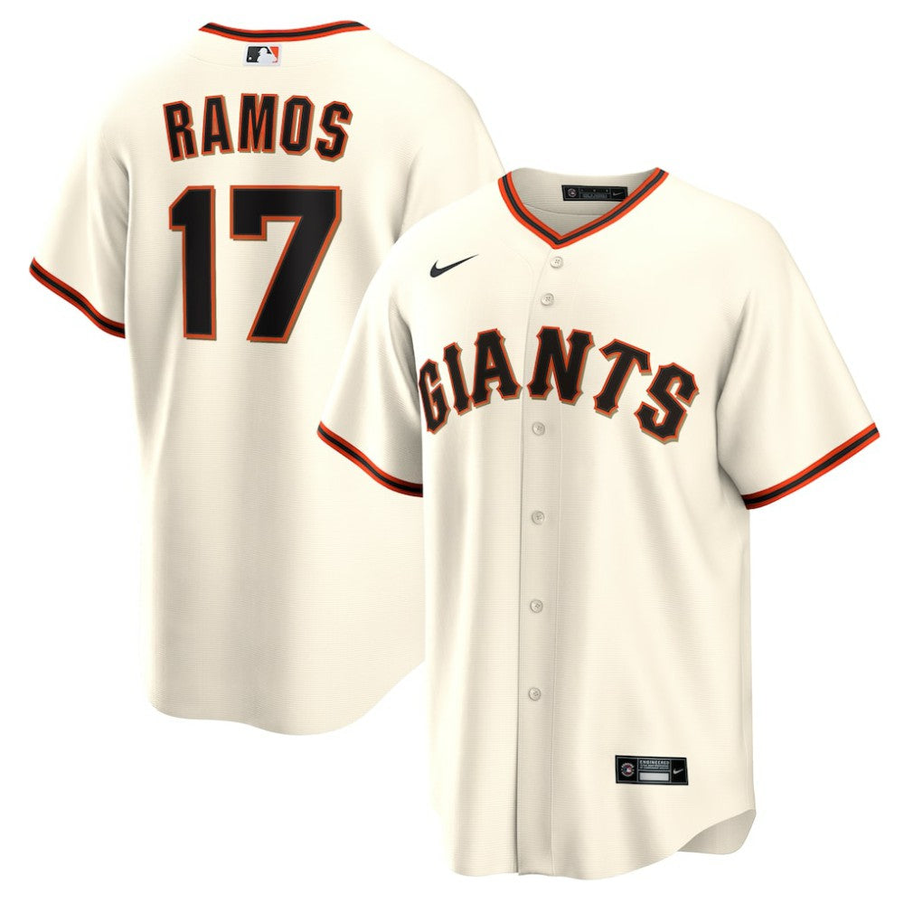 Cream Heliot Ramos San Francisco Giants Nike Home Replica Jersey