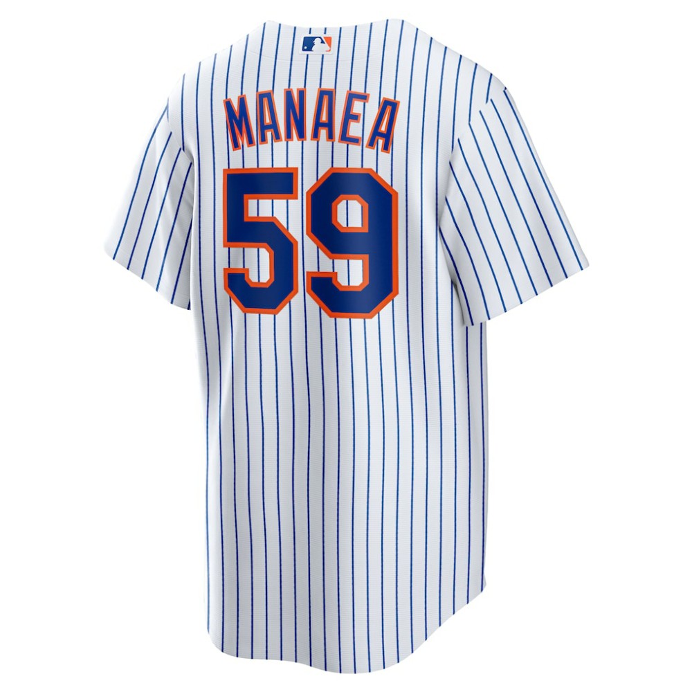 White Sean Manaea New York Mets Nike Home Replica Jersey