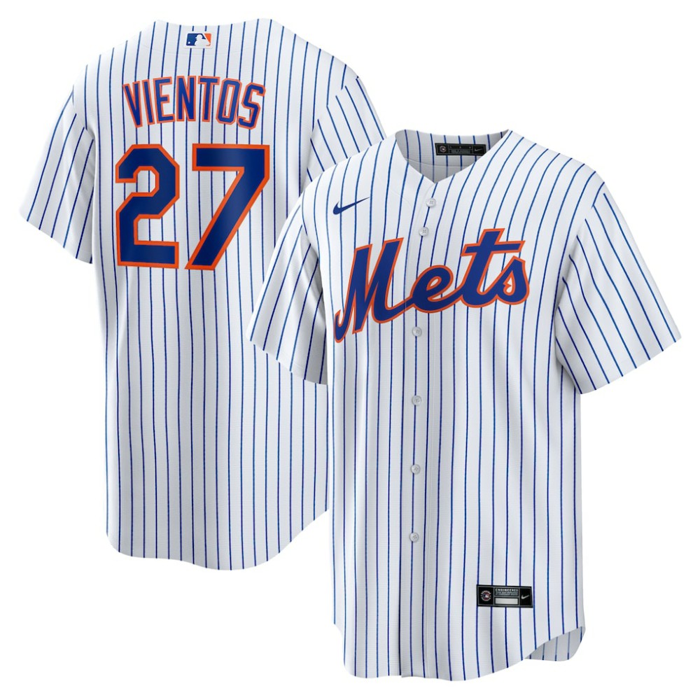 White Mark Vientos New York Mets Nike Home Replica Jersey
