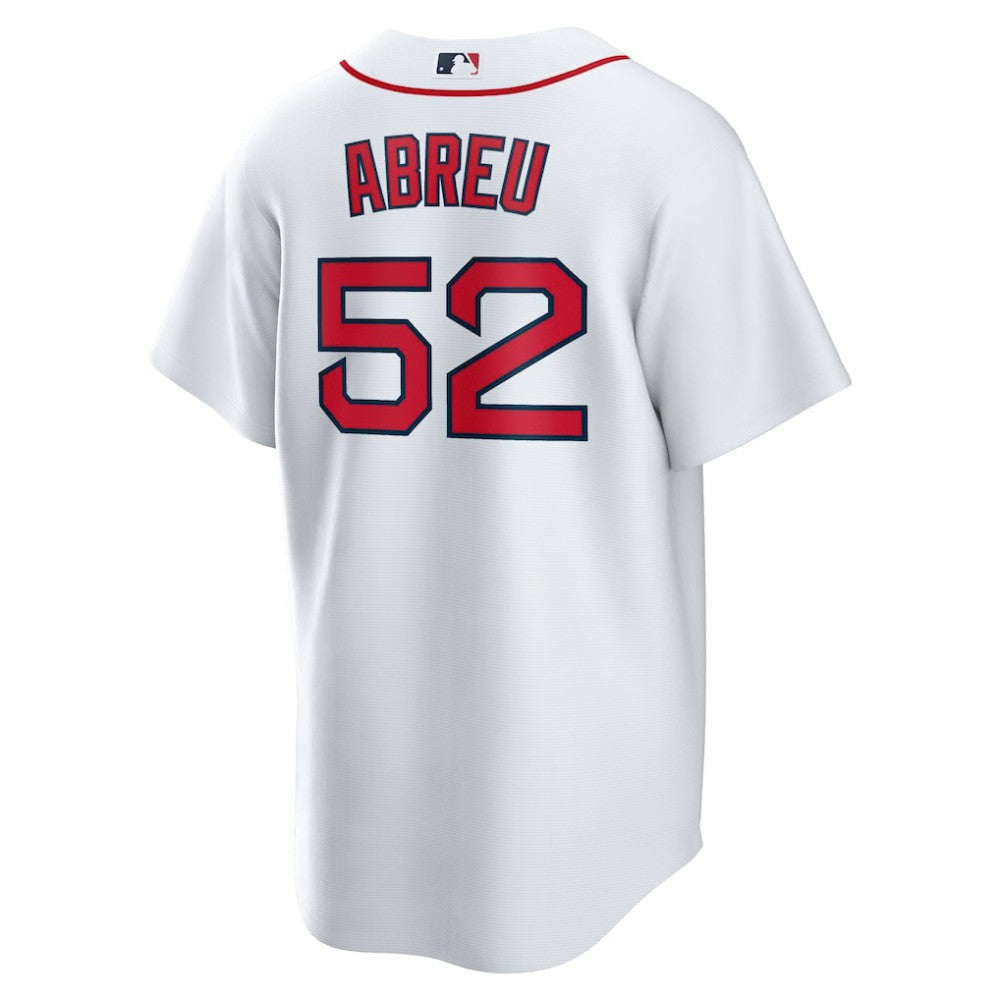 White Wilyer Abreu Boston Red Sox Nike Home Replica Jersey