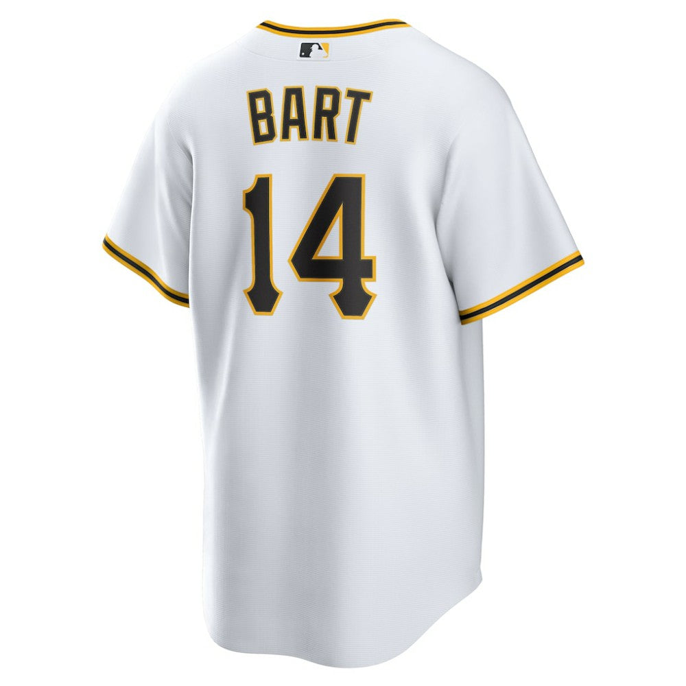White Joey Bart Pittsburgh Pirates Nike Home Replica Jersey