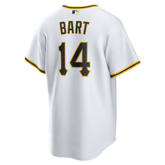 White Joey Bart Pittsburgh Pirates Nike Home Replica Jersey