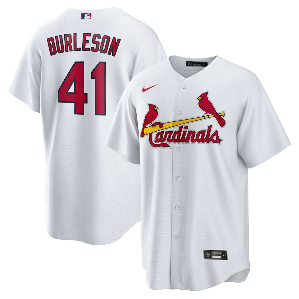 White Alec Burleson St. Louis Cardinals Nike Home Replica Jersey