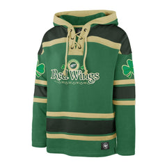 NHL Detroit Red Wings '47 St. Patrick's Day McLucky Superior Lacer Pullover Hoodie