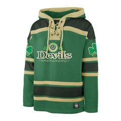 NHL New Jersey Devils '47 St. Patrick's Day McLucky Superior Lacer Pullover Hoodie