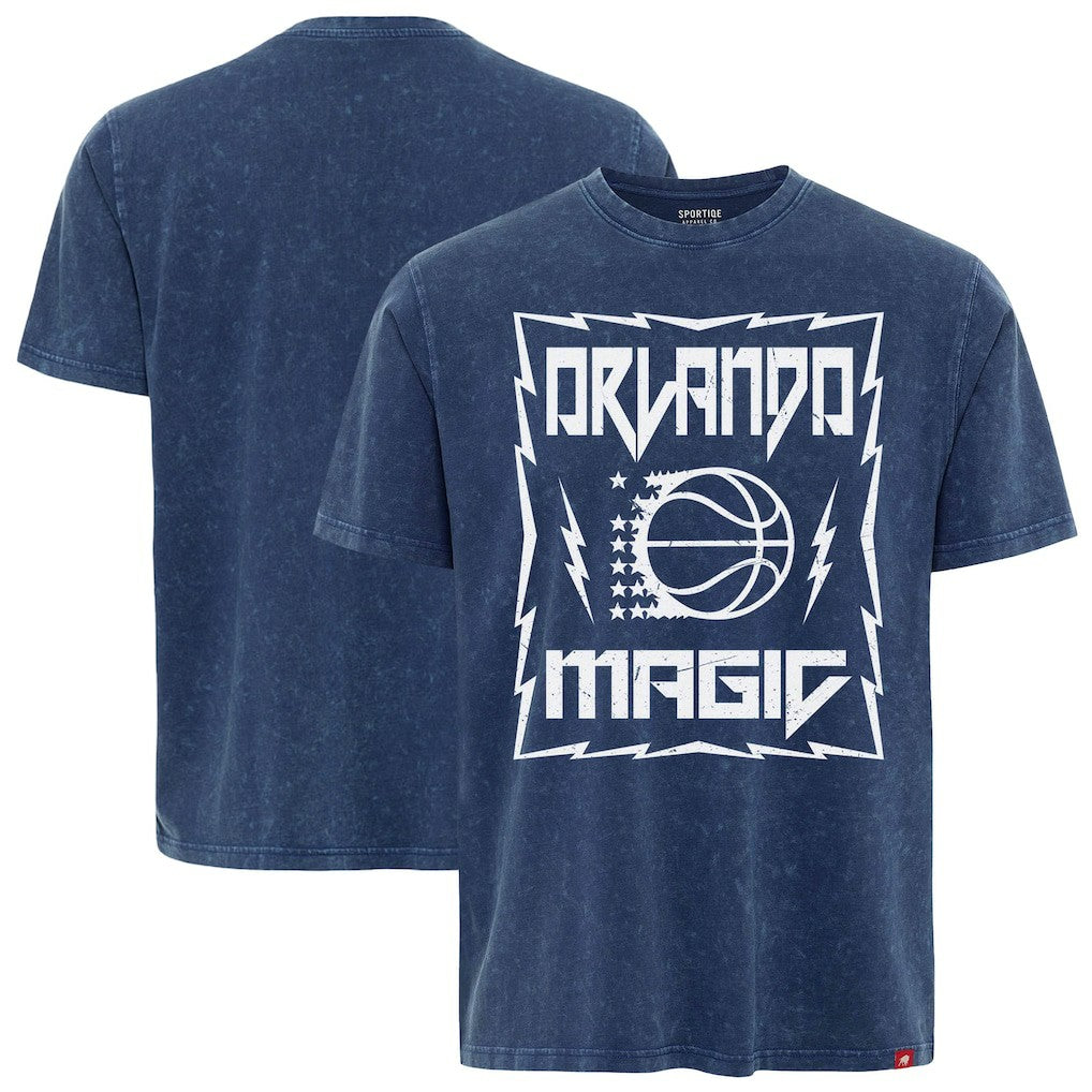 Orlando Magic Sportiqe Unisex Rock & Roll Collection Angus Premium Mineral Wash T-Shirt