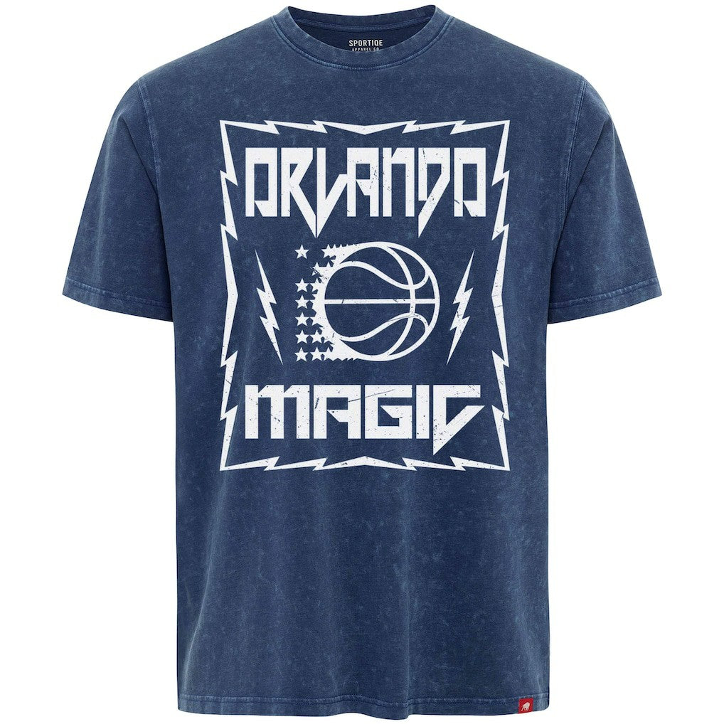 Orlando Magic Sportiqe Unisex Rock & Roll Collection Angus Premium Mineral Wash T-Shirt