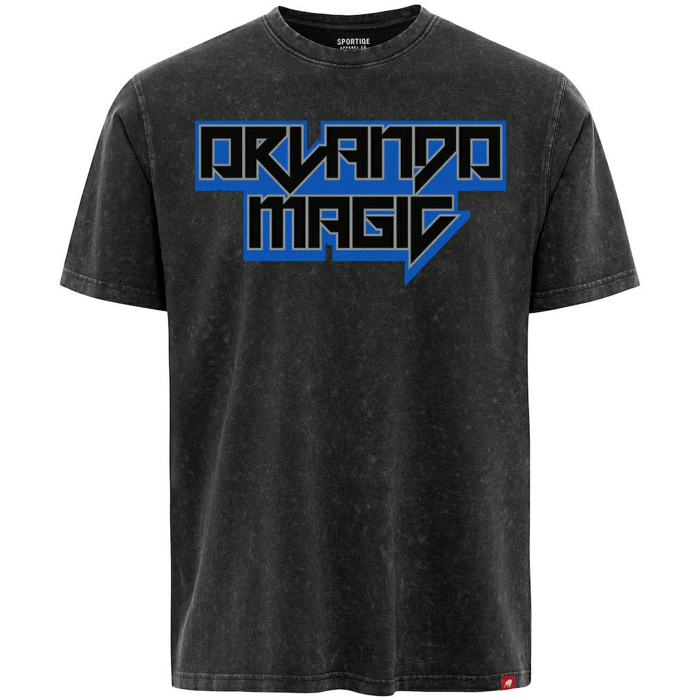Orlando Magic Sportiqe Unisex Rock & Roll Collection Angus Premium Mineral Wash T-Shirt