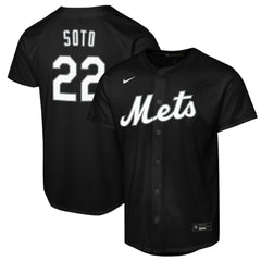 Black Juan Soto New York Mets Nike  Youth Replica Fashion Jersey