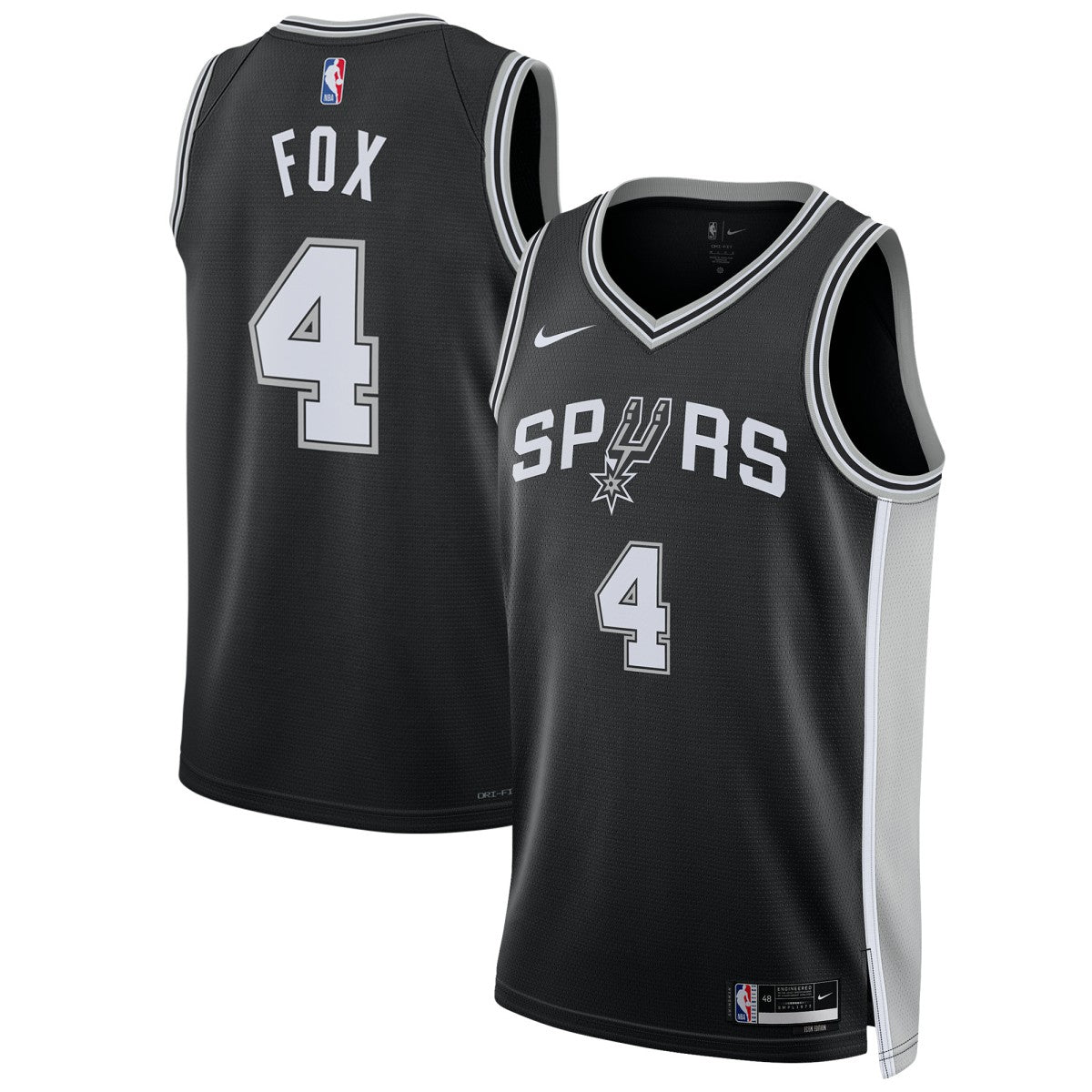 Nike De'Aaron Fox San Antonio Spurs Unisex Swingman Player Jersey