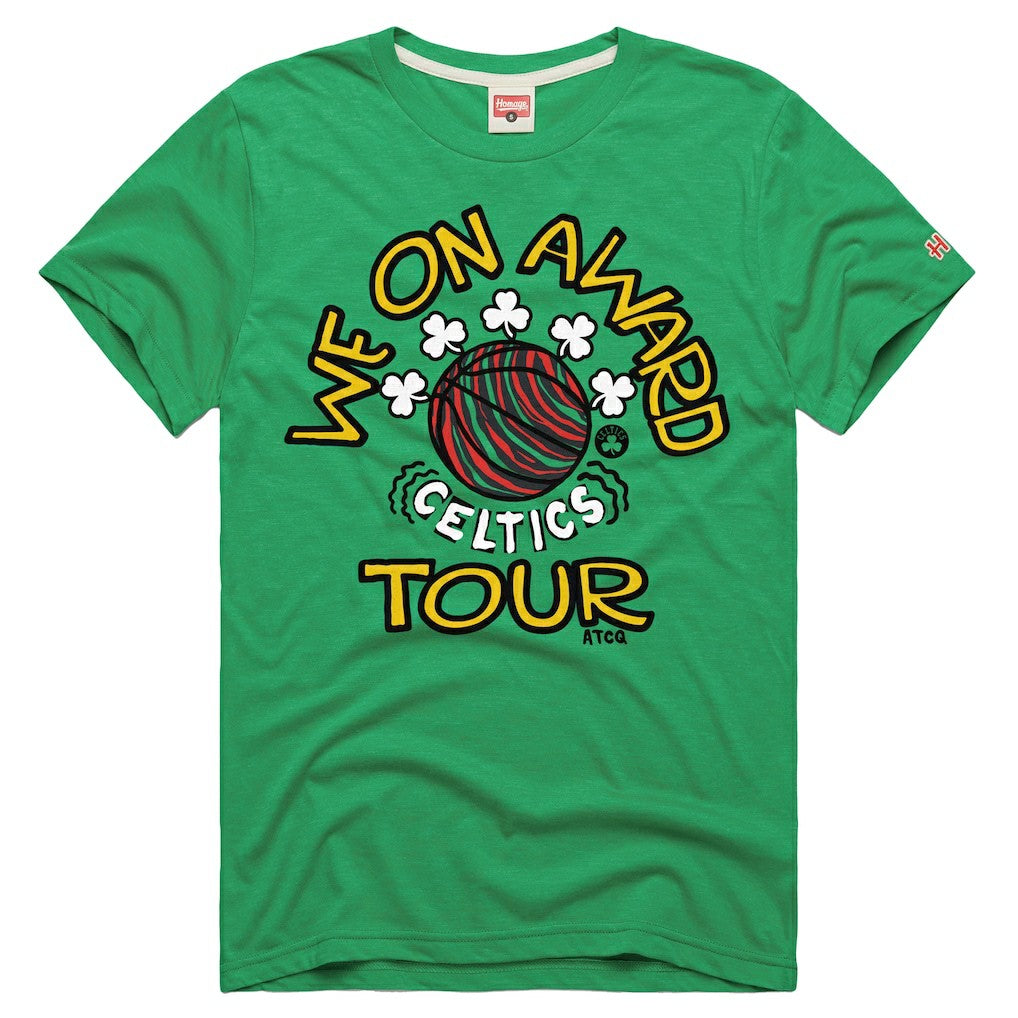 Boston Celtics Homage A Tribe Called Quest x NBA We On Award Tour T-Shirt