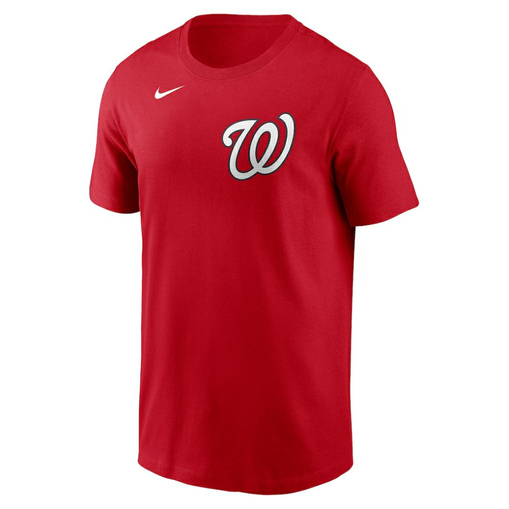 Red CJ Abrams Washington Nationals Nike Fuse Name & Number T-Shirt