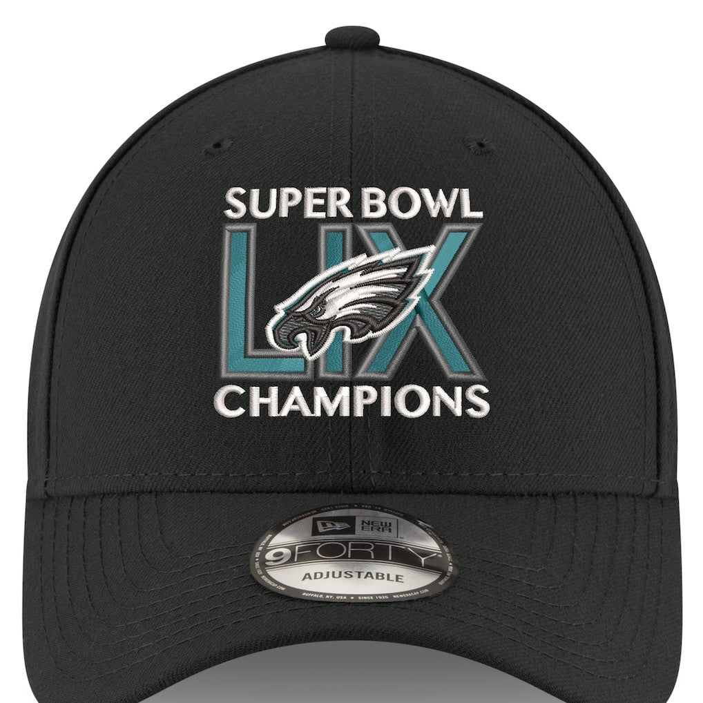 Super Bowl LIX Champions 9FORTY Adjustable Hat - Philadelphia Eagles Hats