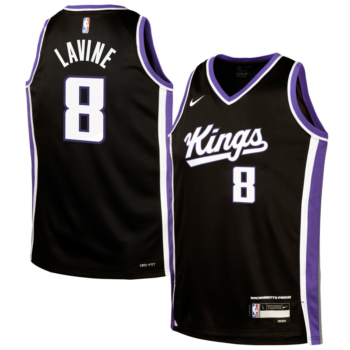 Nike Zach LaVine Sacramento Kings Youth Swingman Jersey
