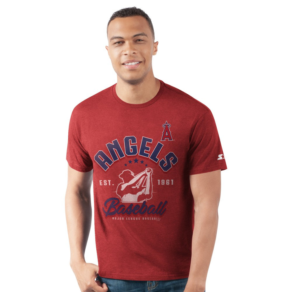 Red Los Angeles Angels Starter Prime Time Batter T-Shirt