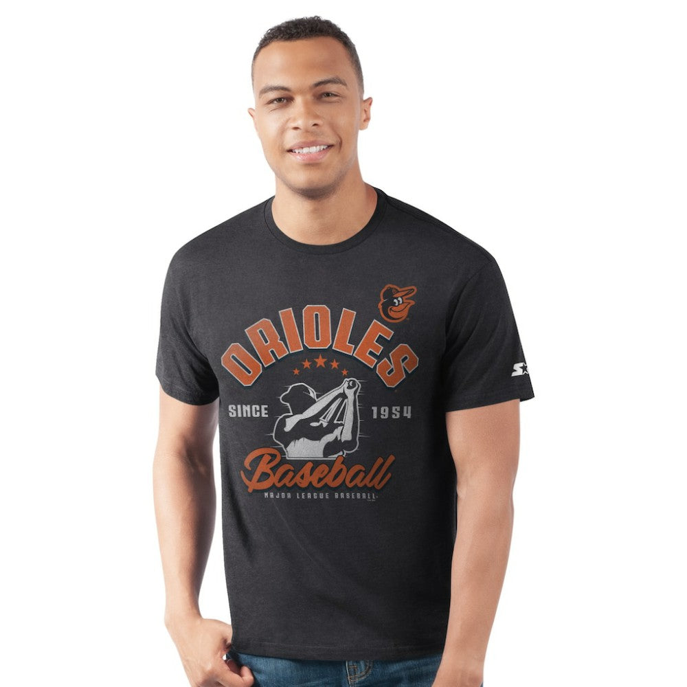 Black Baltimore Orioles Starter Prime Time Batter T-Shirt