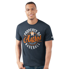 Navy Houston Astros Starter Prime Time Property Of T-Shirt