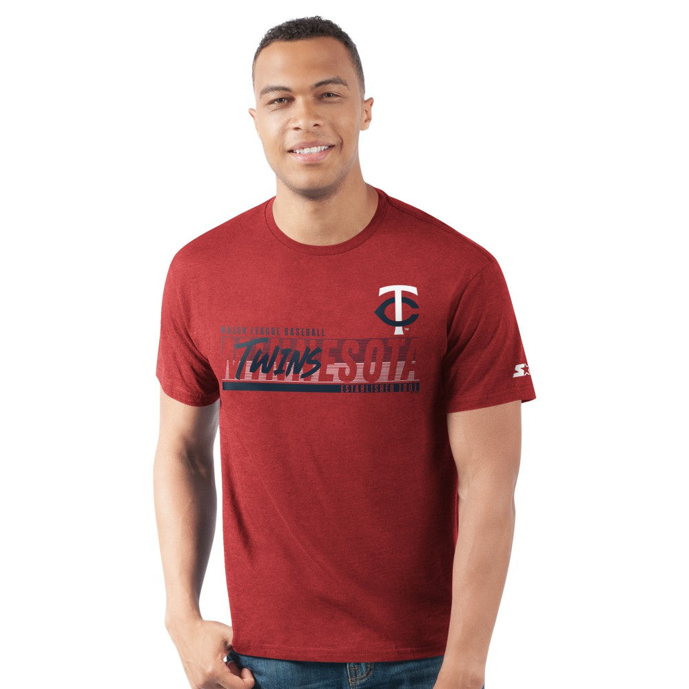 Red Minnesota Twins Starter Prime Time Team T-Shirt