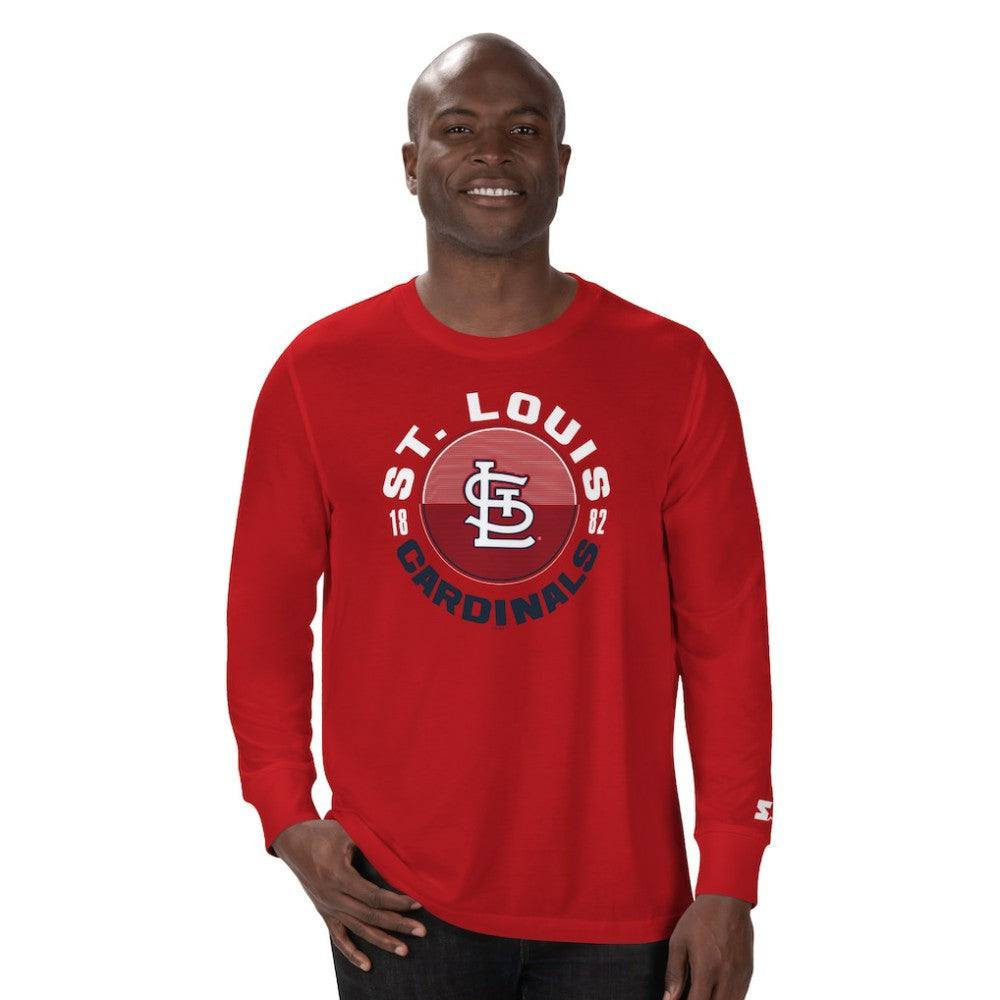 Red St. Louis Cardinals Starter Halftime Long Sleeve T-Shirt