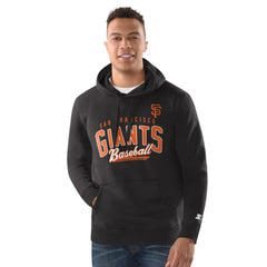 Black San Francisco Giants Starter Classic Pullover Hoodie