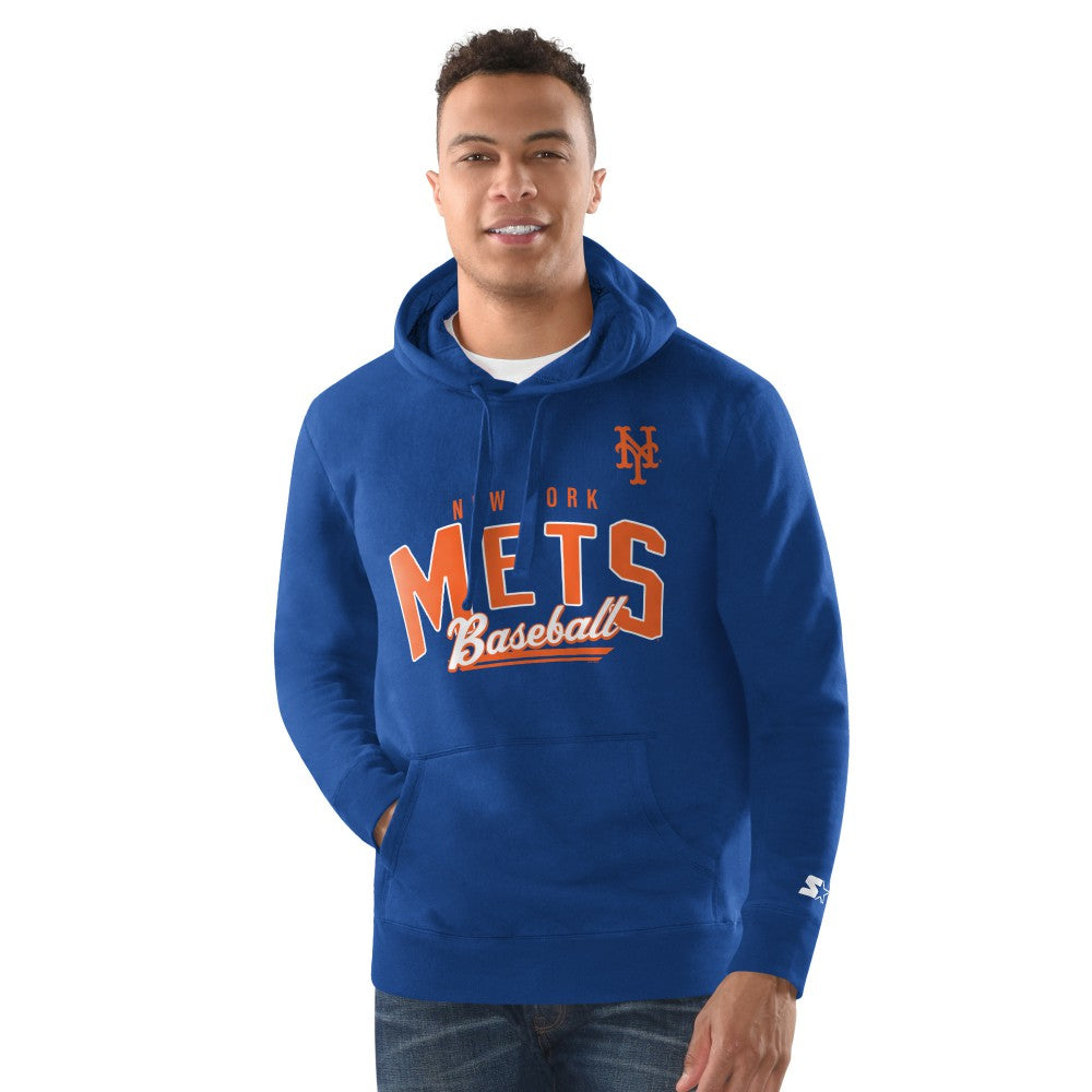 Royal New York Mets Starter Classic Pullover Hoodie
