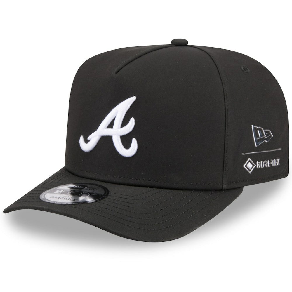 Black Atlanta Braves New Era x GORE-TEX A-Frame 9FIFTY Adjustable Hat