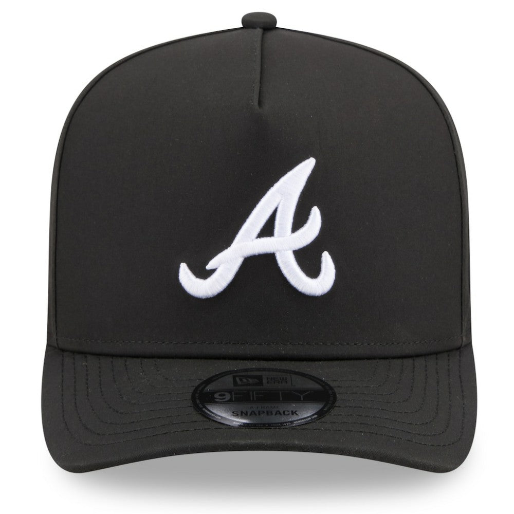 Black Atlanta Braves New Era x GORE-TEX A-Frame 9FIFTY Adjustable Hat