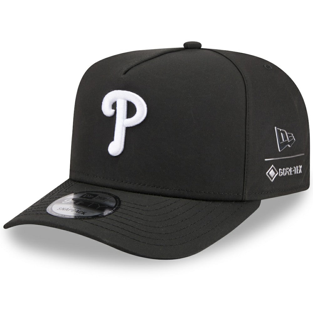 Black Philadelphia Phillies New Era x GORE-TEX A-Frame 9FIFTY Adjustable Hat
