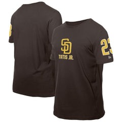 Brown Fernando Tatis Jr. San Diego Padres New Era Design Lab Name & Number T-Shirt