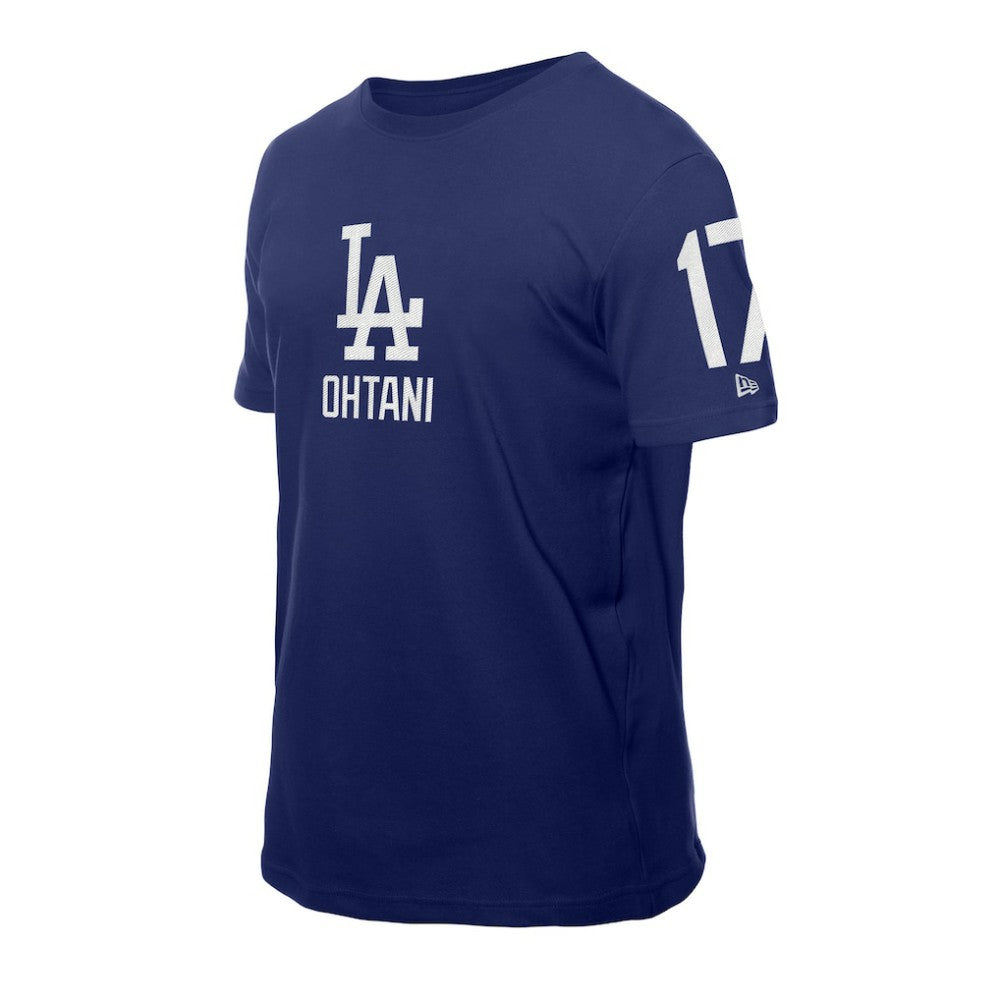 Royal Shohei Ohtani Los Angeles Dodgers New Era Design Lab Name & Number T-Shirt