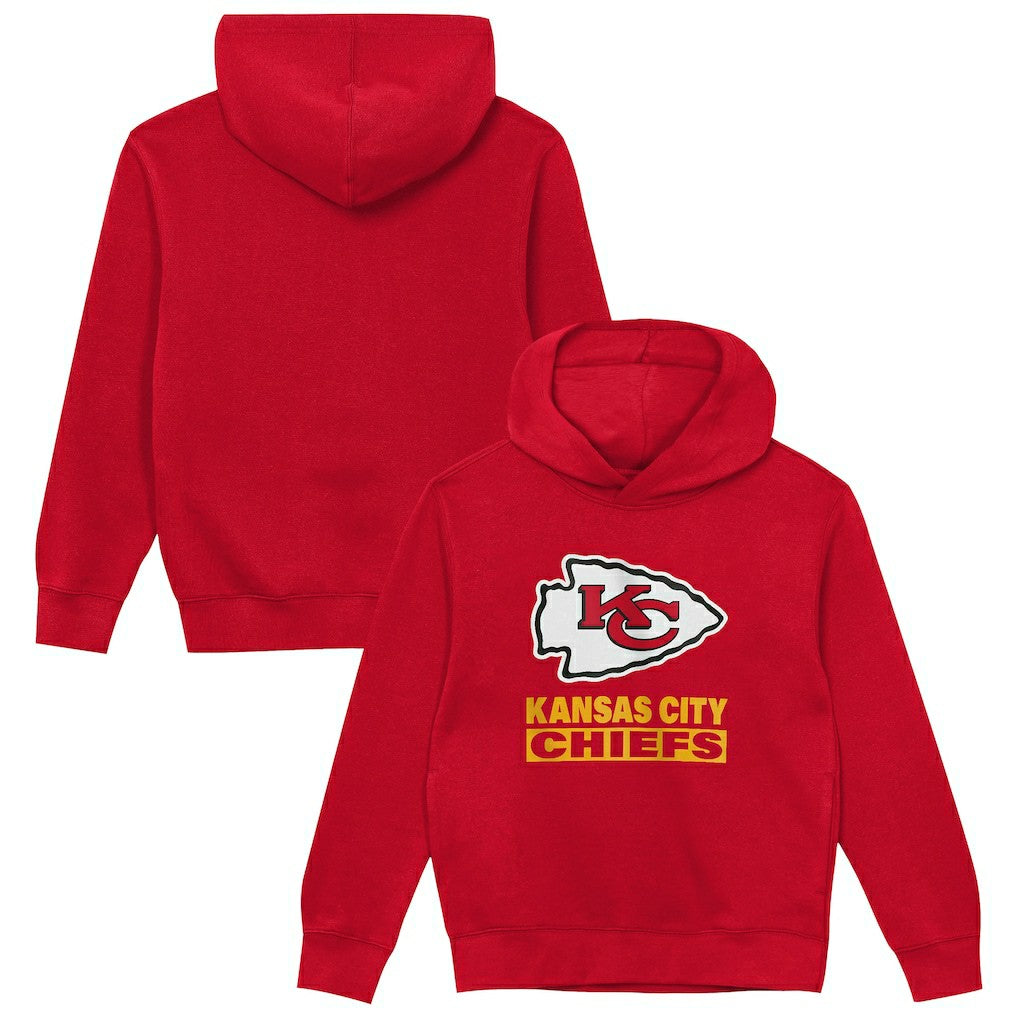 Outerstuff Preschool Back to Basics Hoodie - Kansas City Chiefs Hoodies