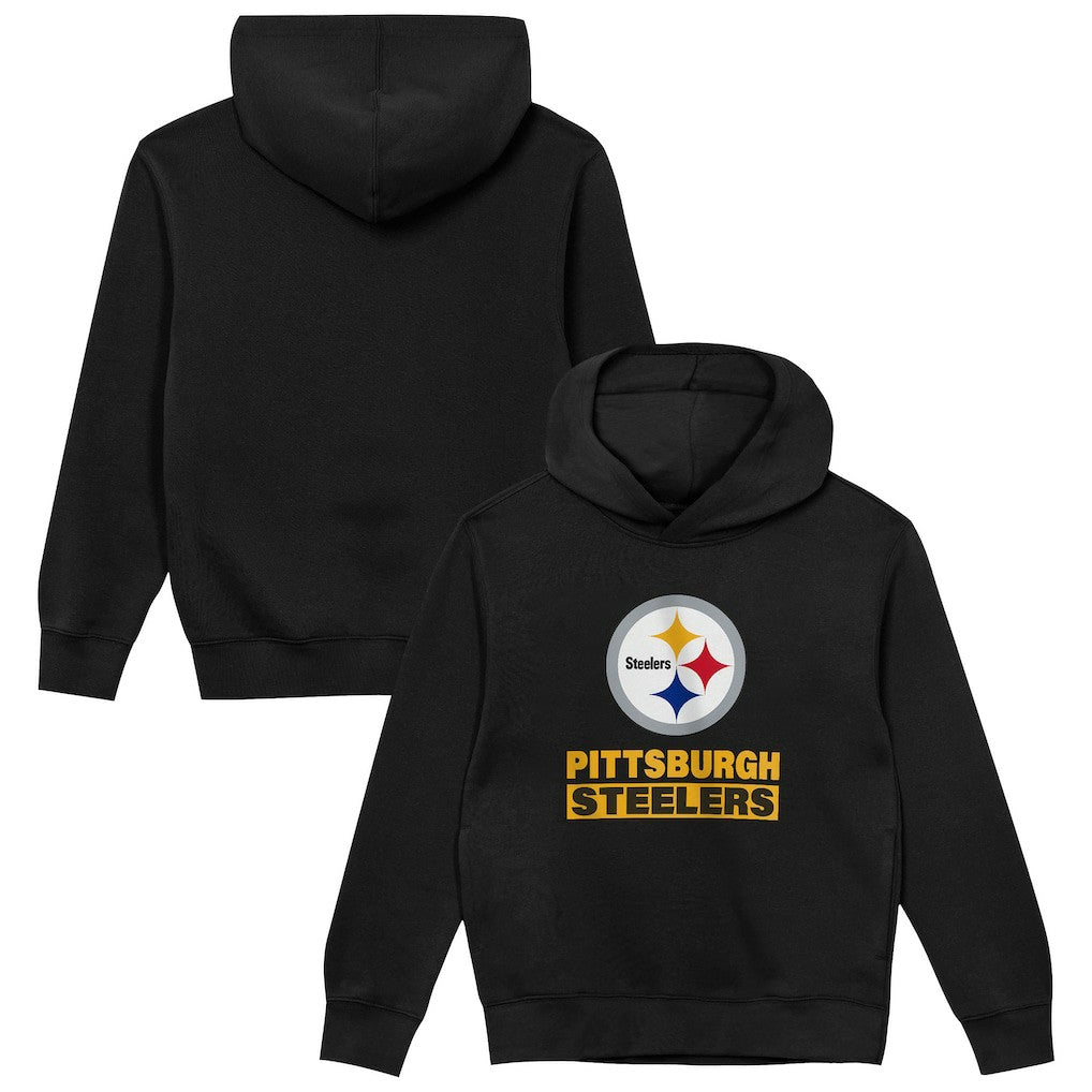 Outerstuff Preschool Back to Basics Hoodie - Pittsburgh Steelers Hoodies
