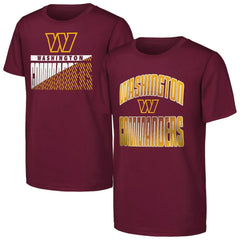 Outerstuff Youth Never Quit 2-Pack T-Shirt Set - Washington Commanders T-shirts