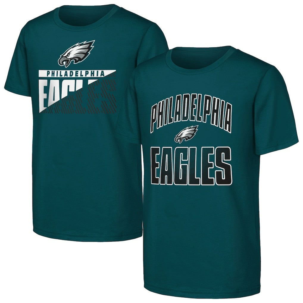 Outerstuff Youth Never Quit 2-Pack T-Shirt Set - Philadelphia Eagles T-shirts