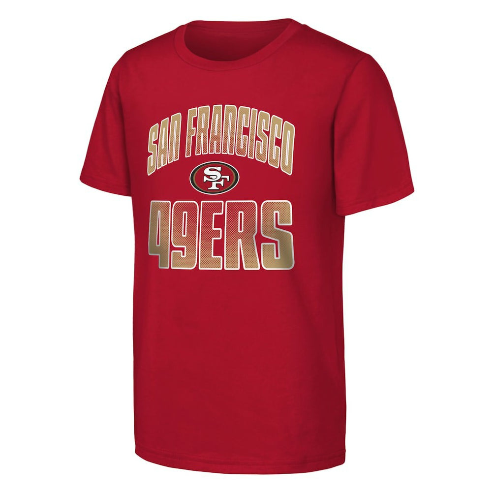 Outerstuff Youth Never Quit 2-Pack T-Shirt Set - San Francisco 49ers T-shirts