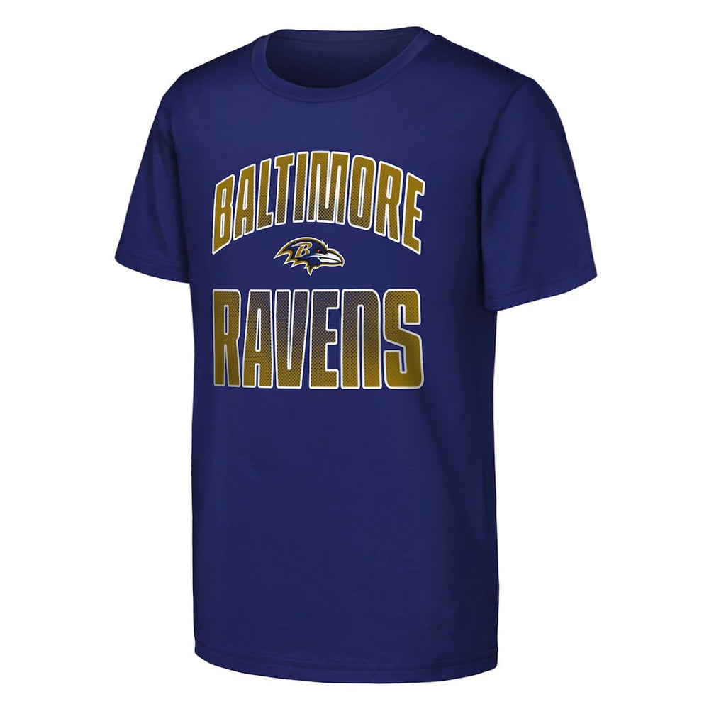Outerstuff Youth Never Quit 2-Pack T-Shirt Set - Baltimore Ravens T-shirts