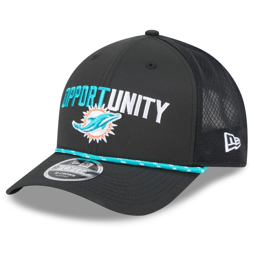 2025 Inspire Change 9FORTY M-Crown Adjustable Hat - Miami Dolphins Hats