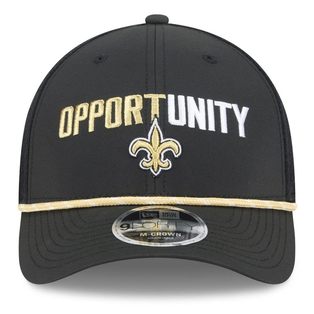 2025 Inspire Change 9FORTY M-Crown Adjustable Hat - New Orleans Saints Hats