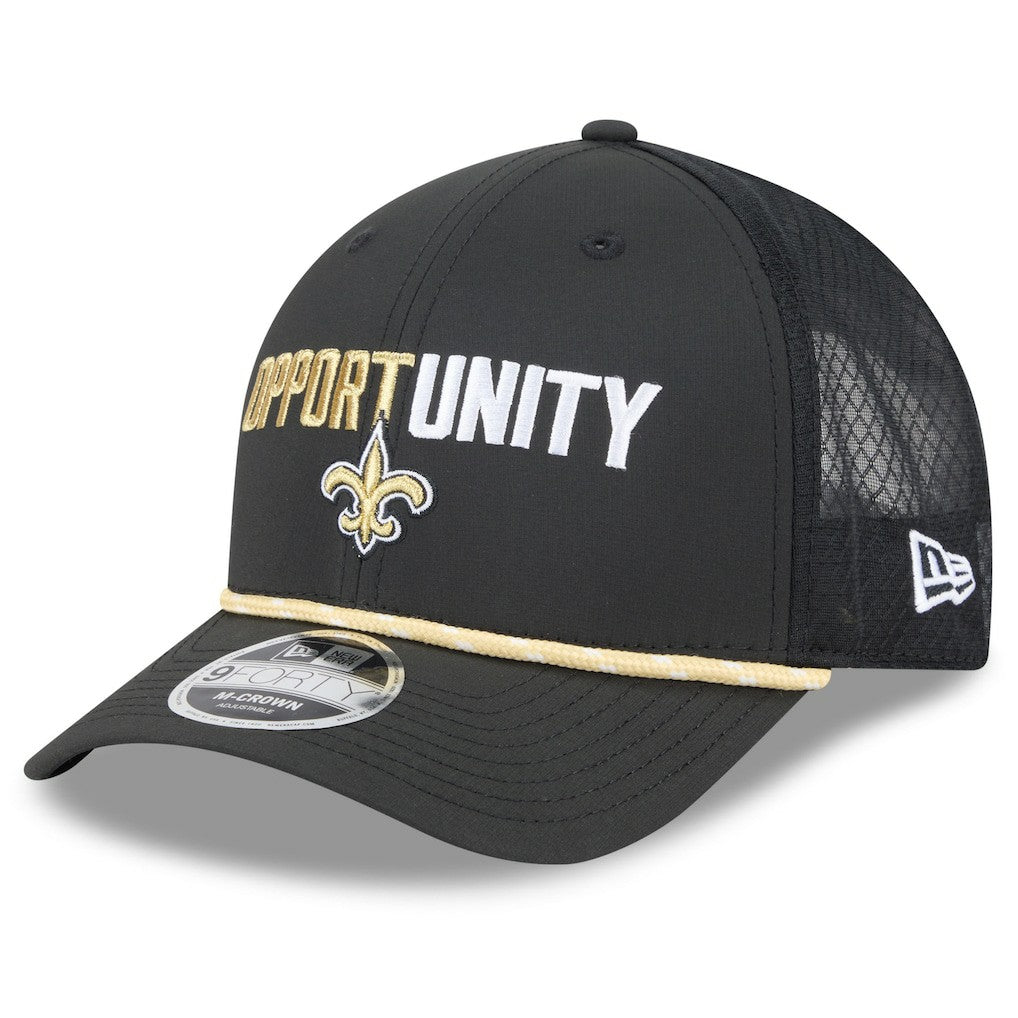 2025 Inspire Change 9FORTY M-Crown Adjustable Hat - New Orleans Saints Hats