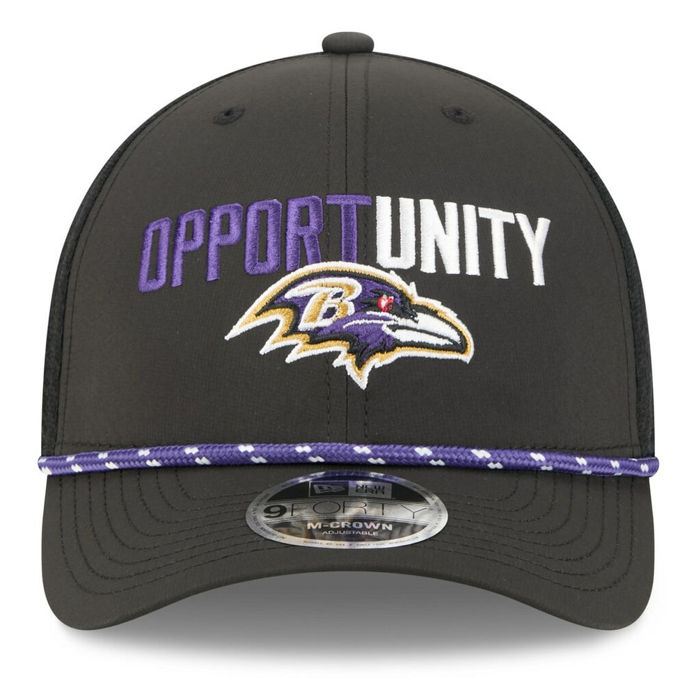 2025 Inspire Change 9FORTY M-Crown Adjustable Hat - Baltimore Ravens Hats
