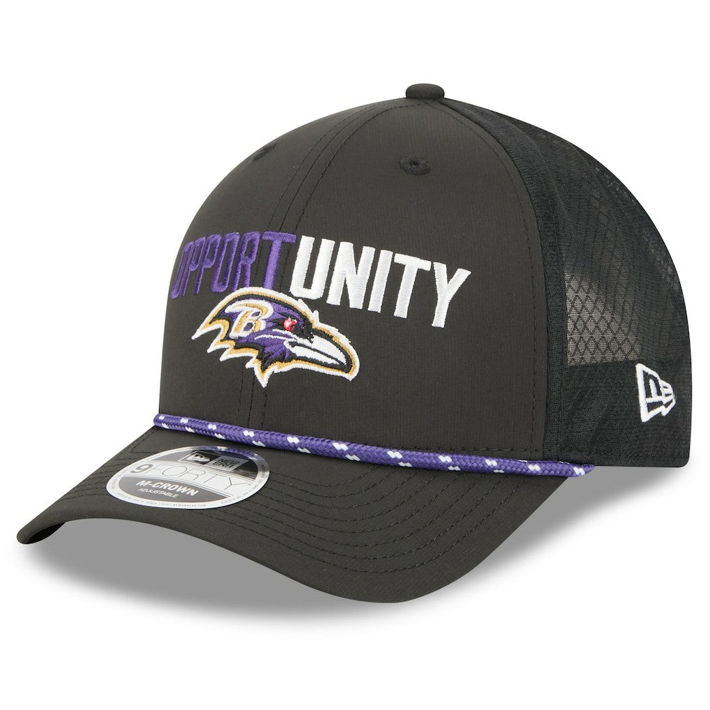 2025 Inspire Change 9FORTY M-Crown Adjustable Hat - Baltimore Ravens Hats