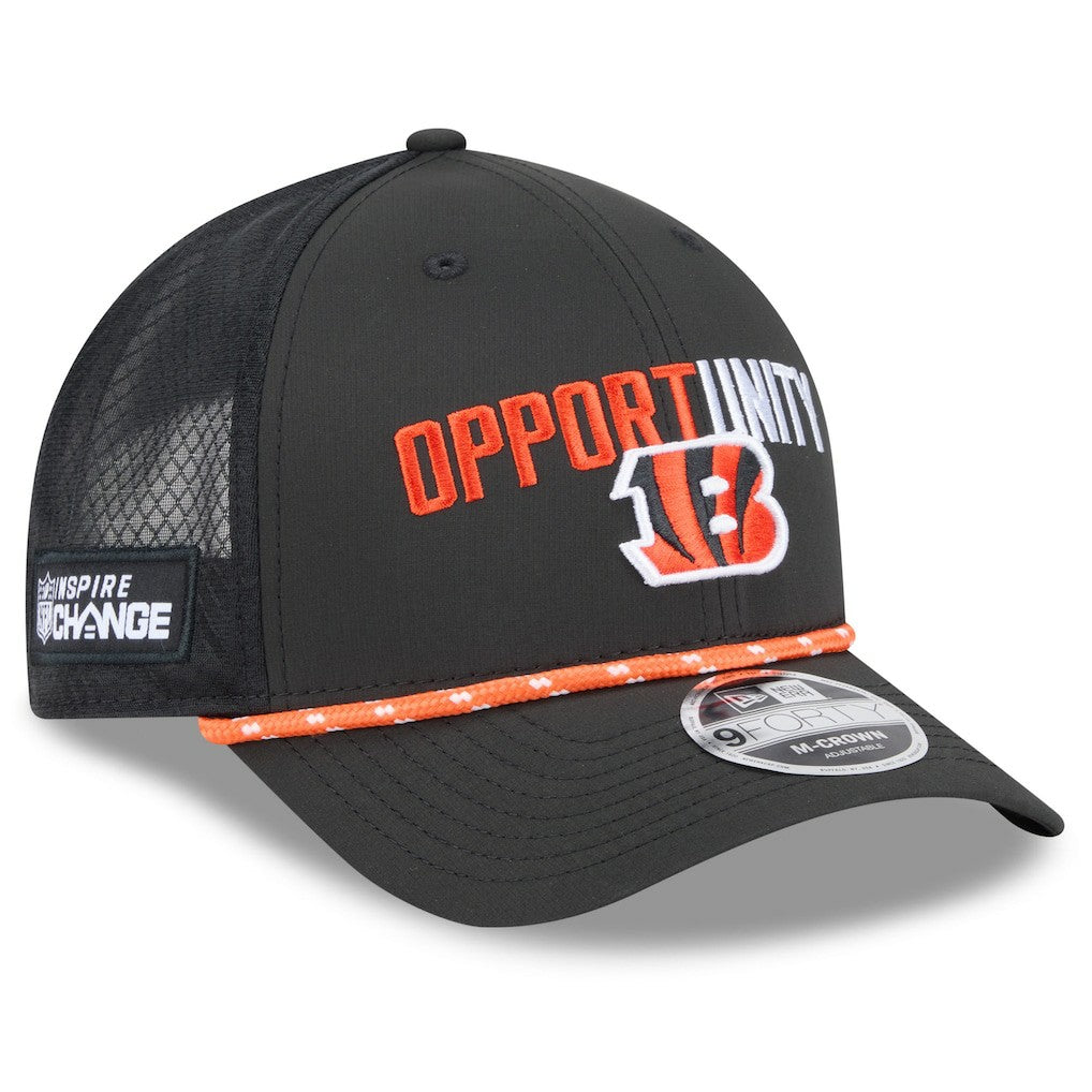 2025 Inspire Change 9FORTY M-Crown Adjustable Hat - Cincinnati Bengals Hats