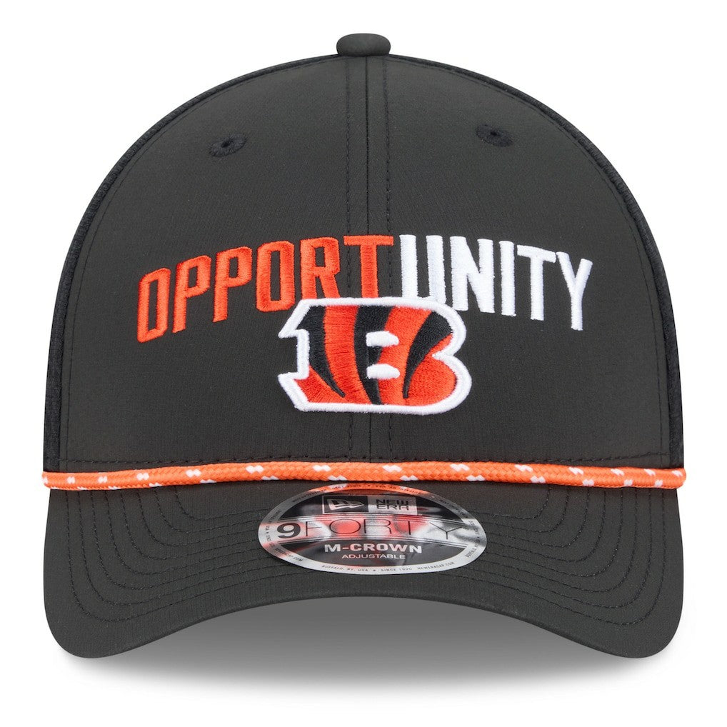 2025 Inspire Change 9FORTY M-Crown Adjustable Hat - Cincinnati Bengals Hats