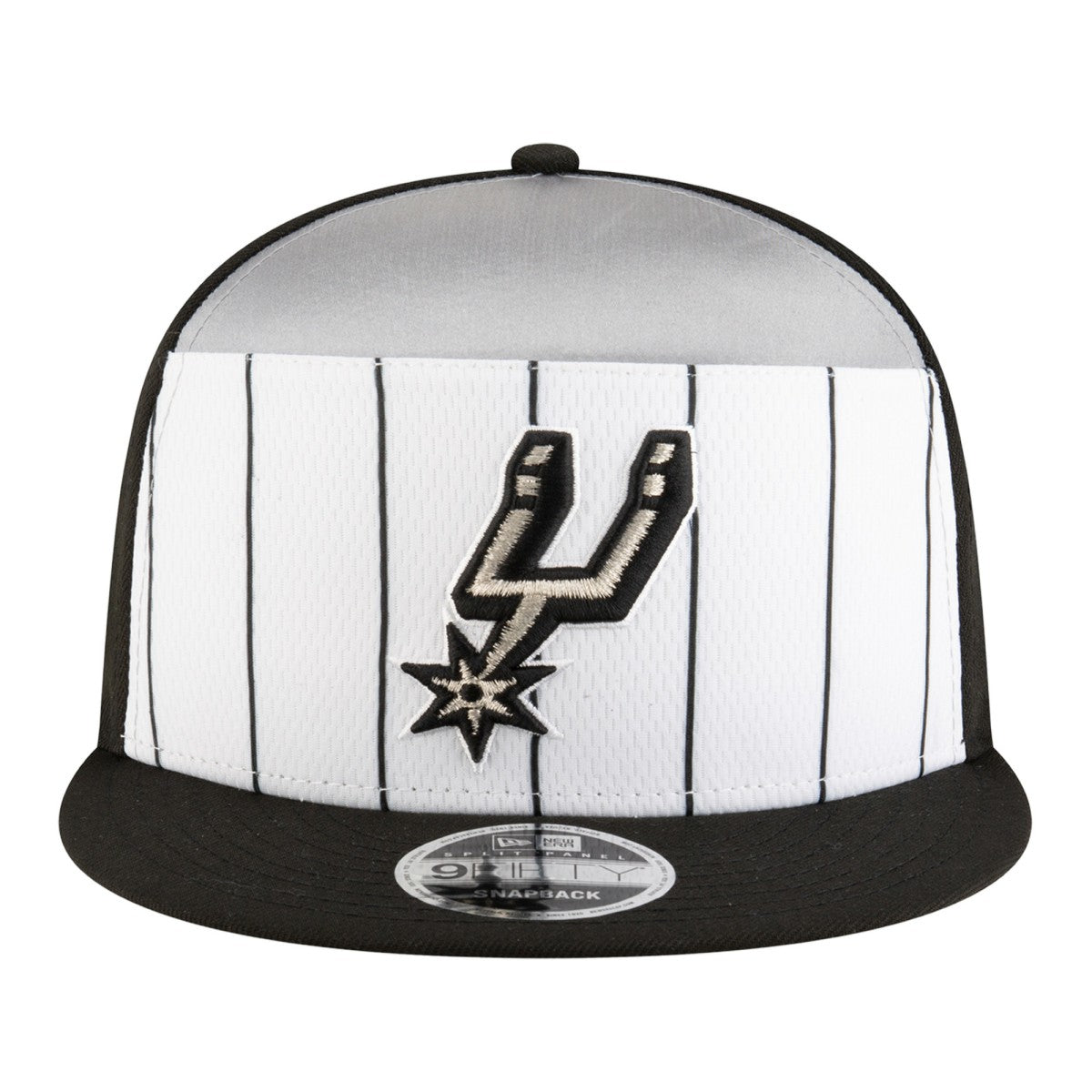 New Era San Antonio Spurs Youth 2025 NBA Tip Off Split Panel 9FIFTY Snapback Hat