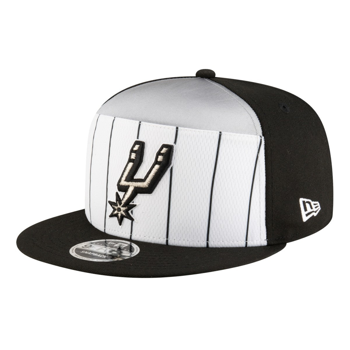 New Era San Antonio Spurs Youth 2025 NBA Tip Off Split Panel 9FIFTY Snapback Hat