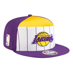 New Era Los Angeles Lakers Youth 2025 NBA Tip Off Split Panel 9FIFTY Snapback Hat