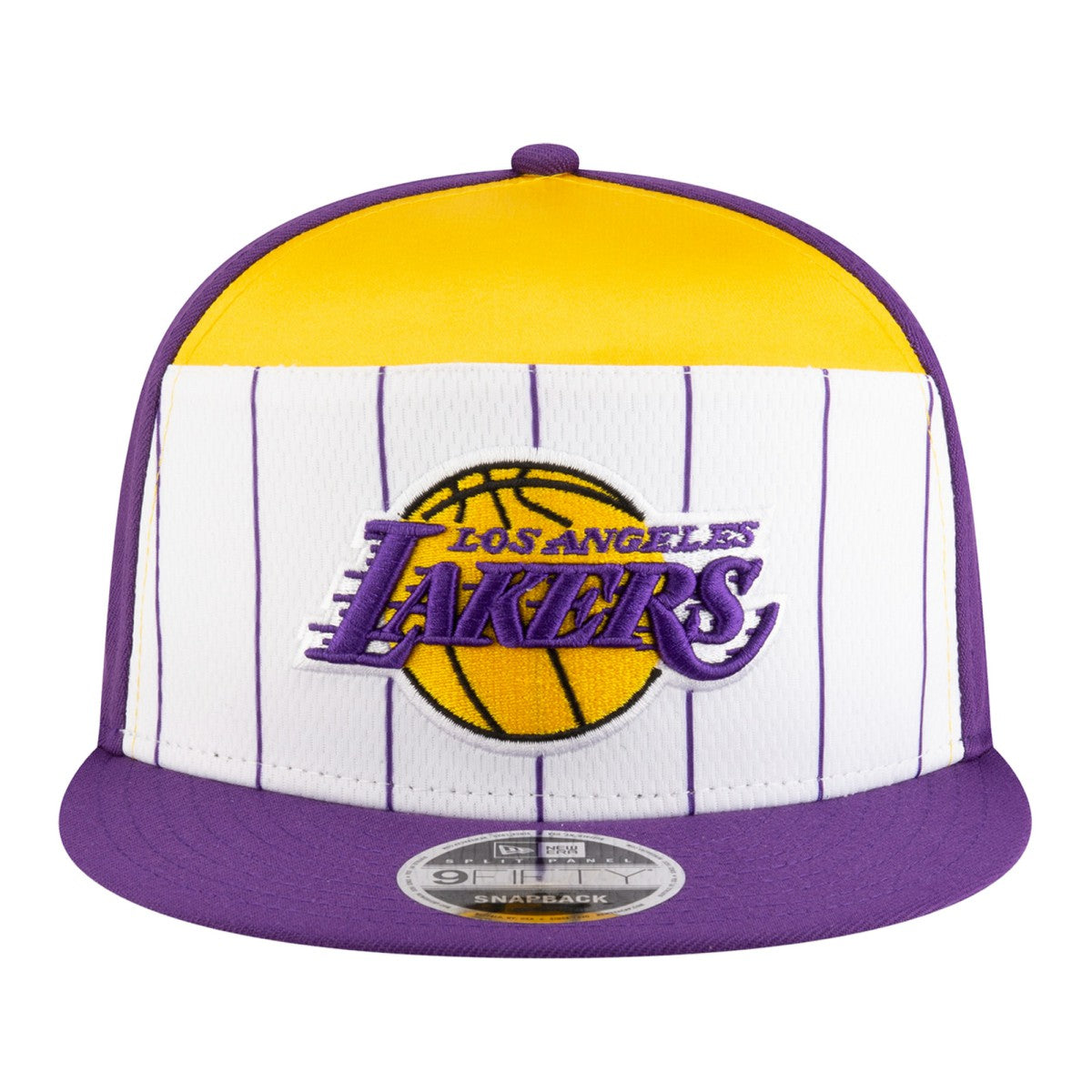 New Era Los Angeles Lakers Youth 2025 NBA Tip Off Split Panel 9FIFTY Snapback Hat