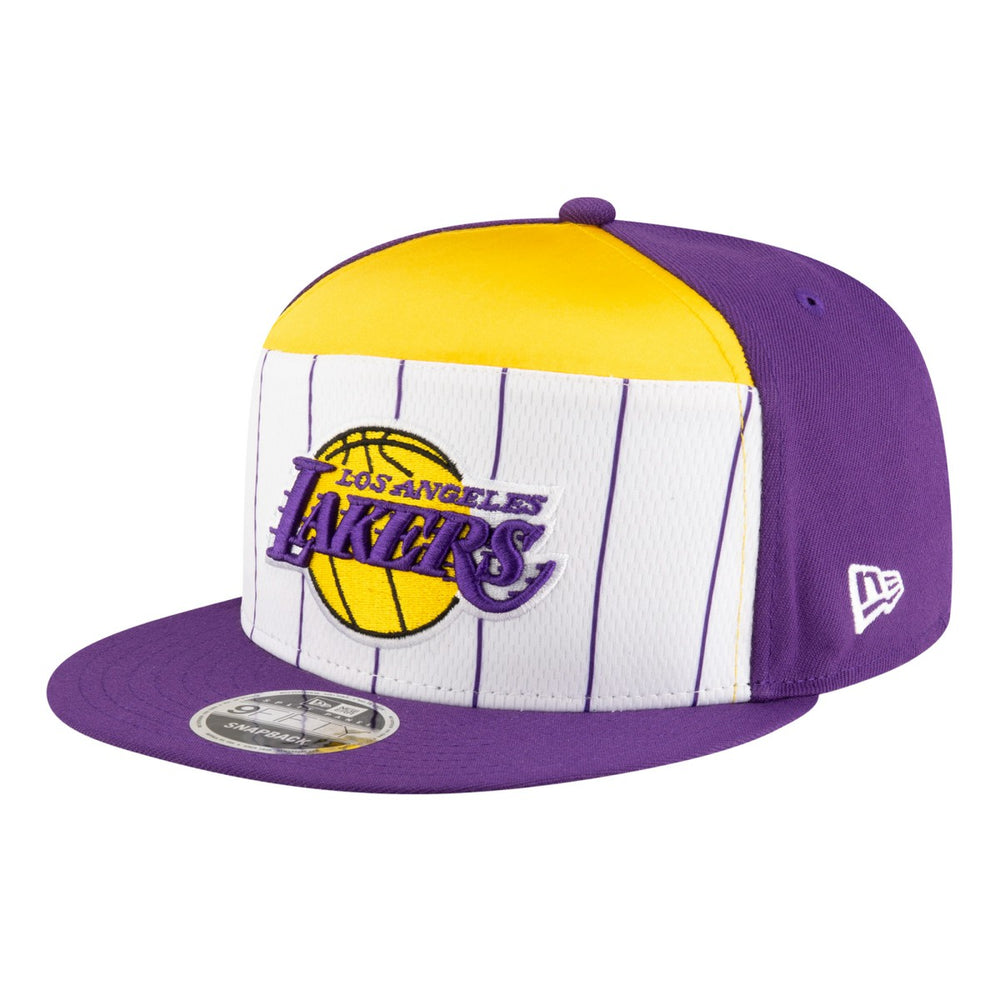 New Era Los Angeles Lakers Youth 2025 NBA Tip Off Split Panel 9FIFTY Snapback Hat