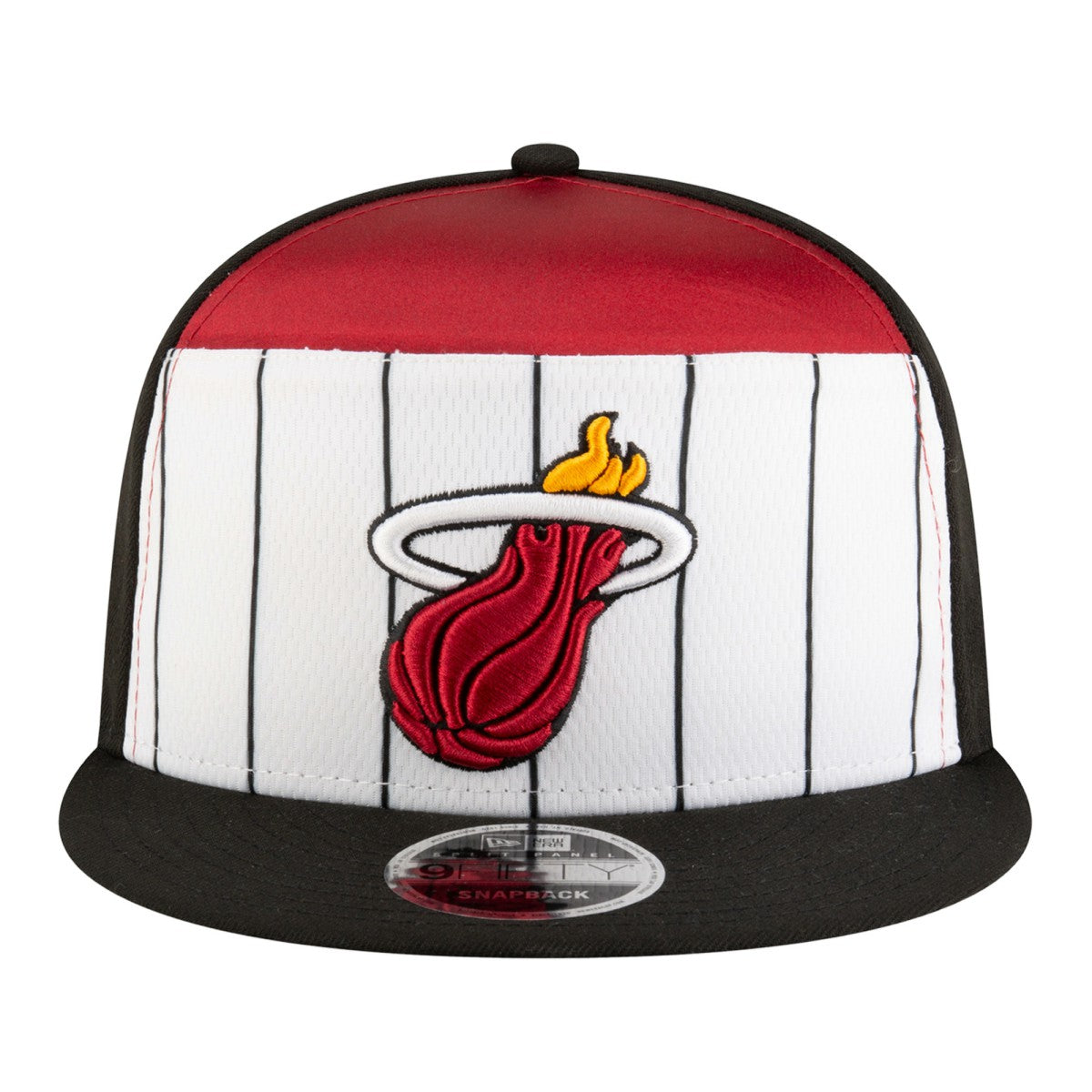 New Era Miami Heat Youth 2025 NBA Tip Off Split Panel 9FIFTY Snapback Hat