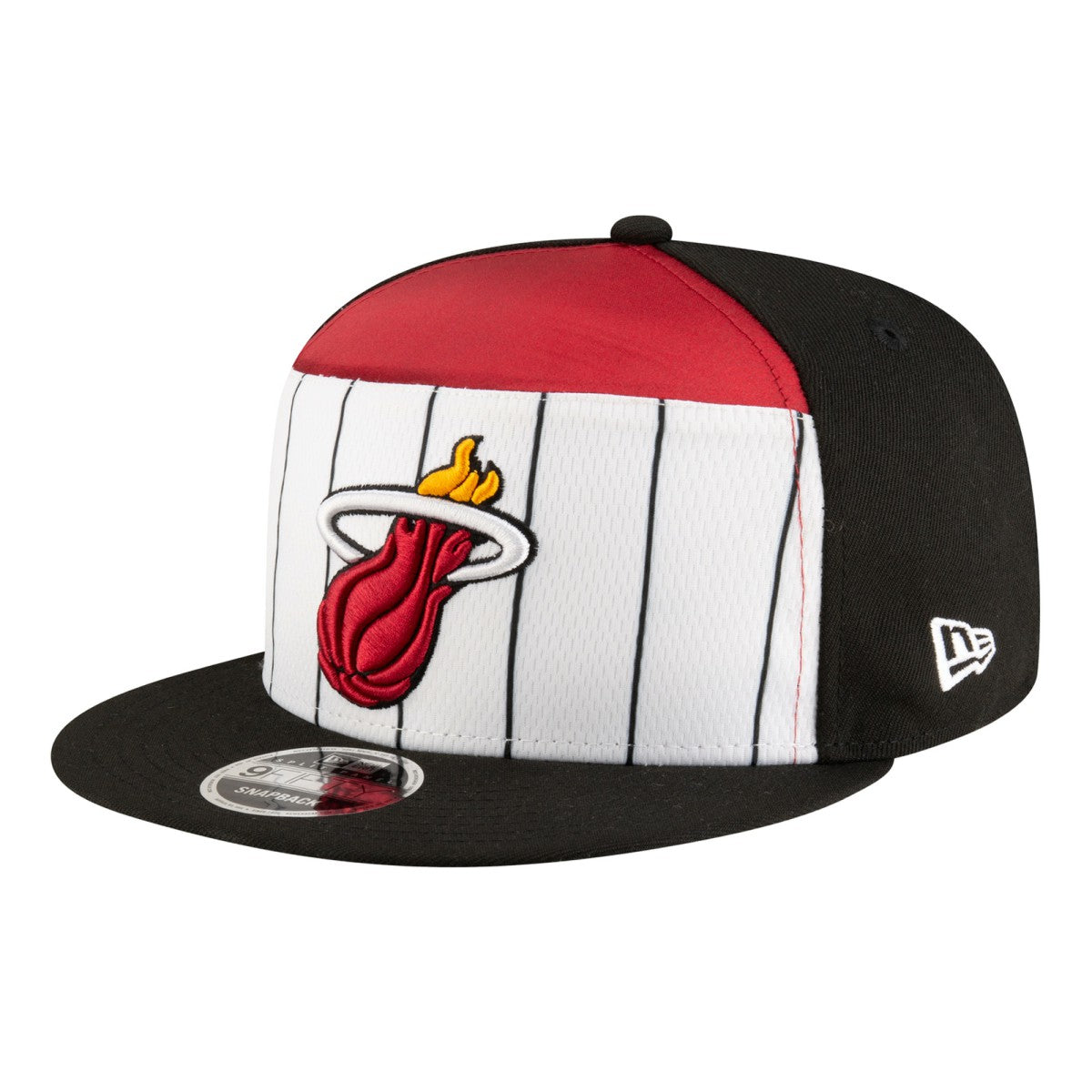 New Era Miami Heat Youth 2025 NBA Tip Off Split Panel 9FIFTY Snapback Hat